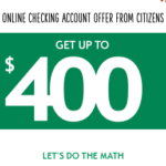 Citizens Bank Online Checking Account Bonus