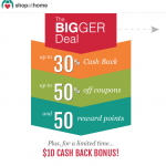ShopAtHome Cash Back Bonus New Members