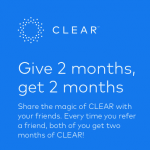 CLEAR Airport Line Access Refer A Friend Program