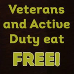 Veterans Day Restaurant Free Meals Military