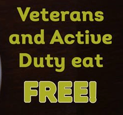 Veterans Day Restaurant Free Meals Military