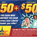 Liberty Tax Service Coupon Referral Bonus