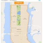 Via NYC Rideshare App Service Area Map Manhattan