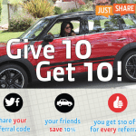 JustShareIt Car Sharing Referral Program