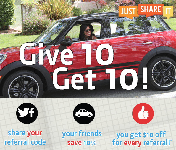 JustShareIt Car Sharing Referral Program