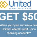 United Federal Credit Union Checking Account Bonus