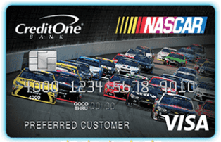 NASCAR Visa Credit Cards from Credit One Bank