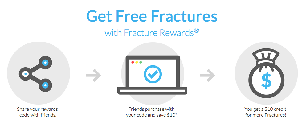 Fracture Glass Photos Free Rewards Program