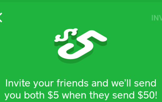 Square Cash App 5 Referral Bonus For Both Parties -!    