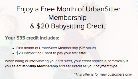 UrbanSitter Coupon Code