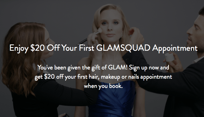 Glamsquad Beauty Service Discount