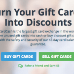 CardCash Refer A Friend $5 Bonus