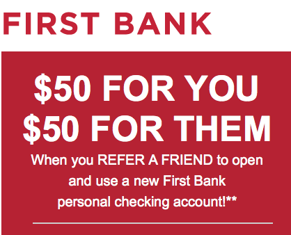 First Bank Carolinas Referral Program