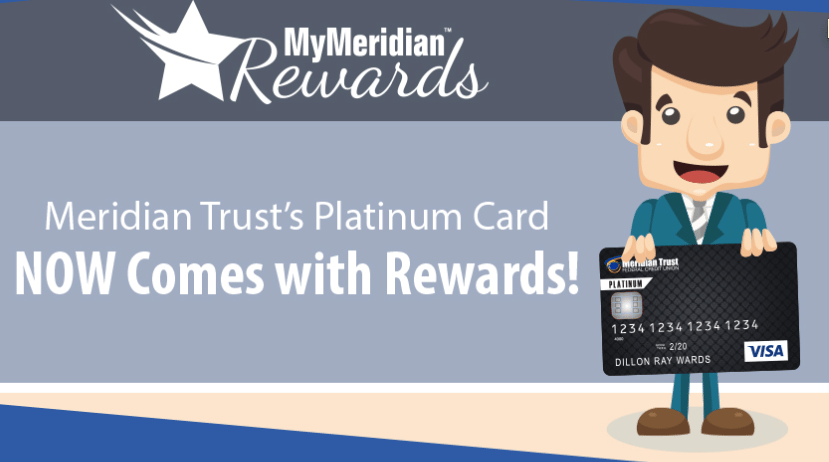 Meridian Trust FCU Visa Platinum Credit Card 100 Bonus