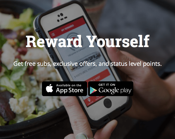 Capriottis CAPAddicts Rewards App