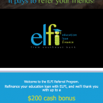 ELFI Education Loan Finance Referral Bonus Program