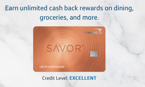 Savor Rewards Capital One: $300 Bonus + 4% Dining & Entertainment