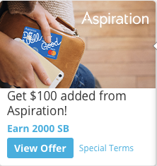 Aspiration Bank Swagbucks Bonus Deal