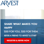 Arvest Bank ReferLive Checking Account Bonus Program