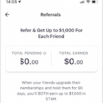 StormX Crypto Cash Back App Referral Bonus