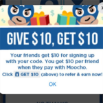 Moocho App $10 Free Referral Credits