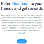 Hodlnaut Interest Account Referral Bonuses