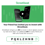 Streetbeat Investing Referral Bonus Codes