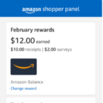 Amazon Shopper Panel Monthly Rewards