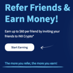 INX Crypto $20 Bonus and $60 Referrals