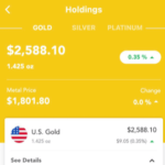 OneGold Precious Metals Investments $5 Free Referral Credits