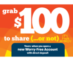 SunWest Credit Union Worry Free Checking Bonus