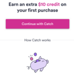 Catch Merchant Shopping Referral Bonus Credits