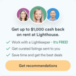 Lighthouse Apartment Search $1,000 Cash Back Referral Rewards