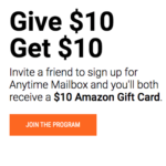 Anytime Mailbox Referral Program Bonuses