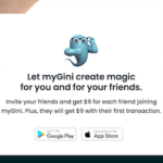 myGini Cashback App $9 Sign-Up Referral Bonus