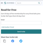 Scribd Free Reading Time Referrals