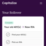 Capitalize Rollover 401K Referral Bonus