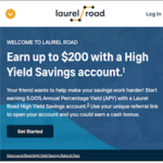 Laurel Road High Yield Savings Referral Bonuses