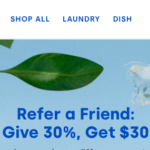 Dropps Sustainable Cleaning Referral Coupon Codes