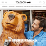 Toad&Co Discount Code Referral Credits