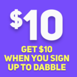 Dabble Daily Fantasy Sports $10 Referral Bonuses