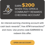 Bravera Bank Community Rewards Checking Referral Bonuses