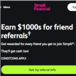 Simplii Financial Referral Bonuses