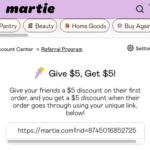 Martie Surplus Groceries $5 Discount Referral Credits