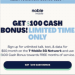Noble Mobile Referral Promotion Bonuses