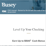 Busey Bank Checking Account Promotion