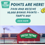 Fresh Thyme Market $10 Coupon MyThyme Rewards