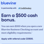 Bluevine Business Checking Cash Bonus Promotion