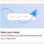 Microsoft Rewards Referral Friend Bonus Points